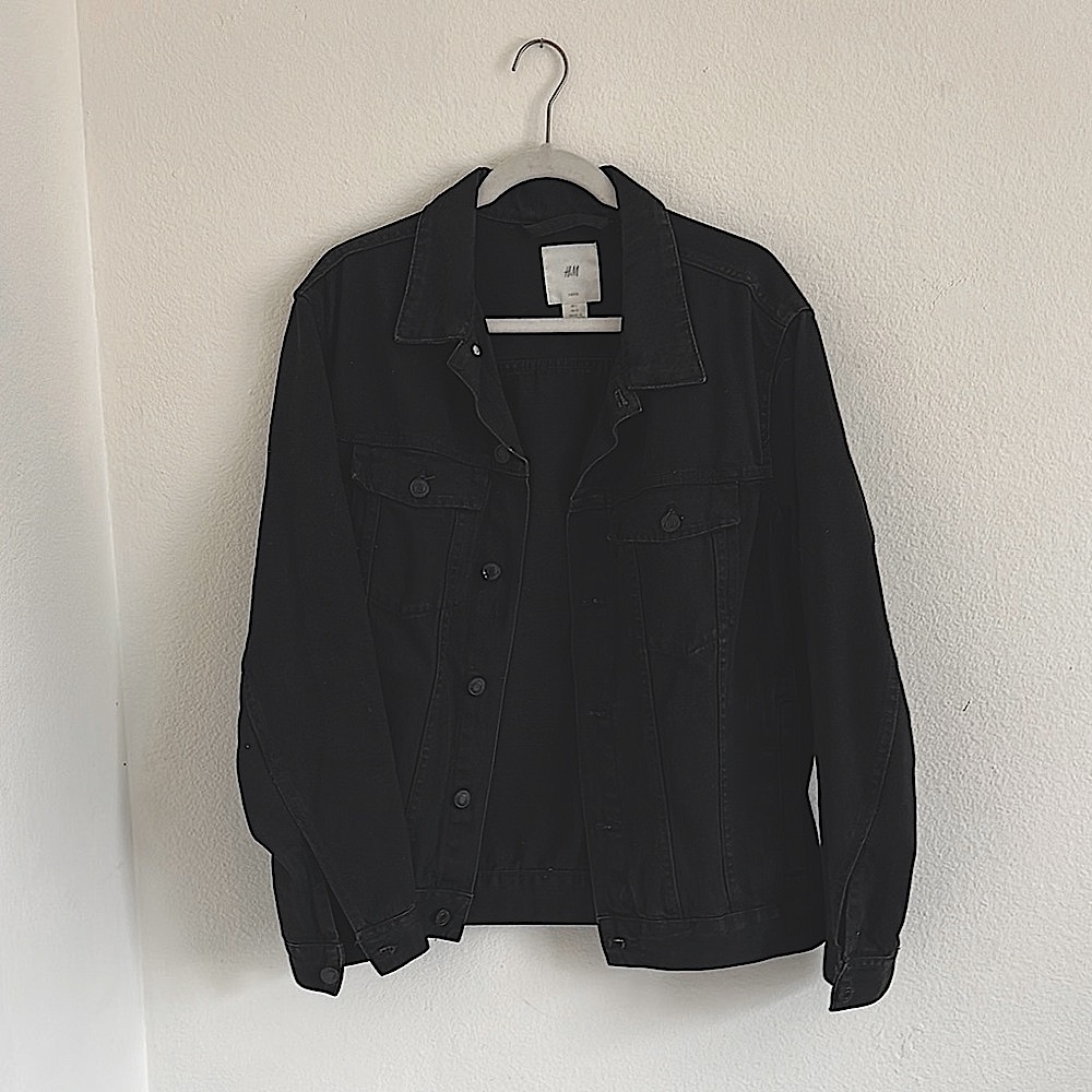 H&M Black Denim Jacket